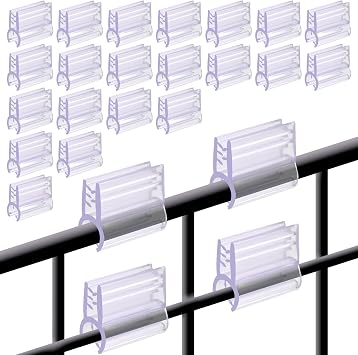 Gridwall Sign Holder Clip 60 Pack Grid Display Card Holder Gridwall Sign Clip for Wire Rack 0.9 x 0.7 in