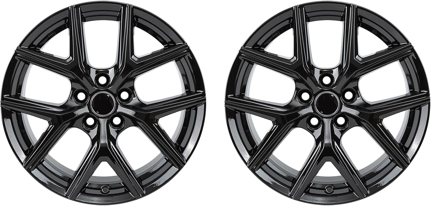 18 Inch Set of 4 New 18x8" Premium Aluminum Alloy Wheel for Honda Civic 2016-2024 | ALY10393U45N |,4 Gloss Black Replacement Rims