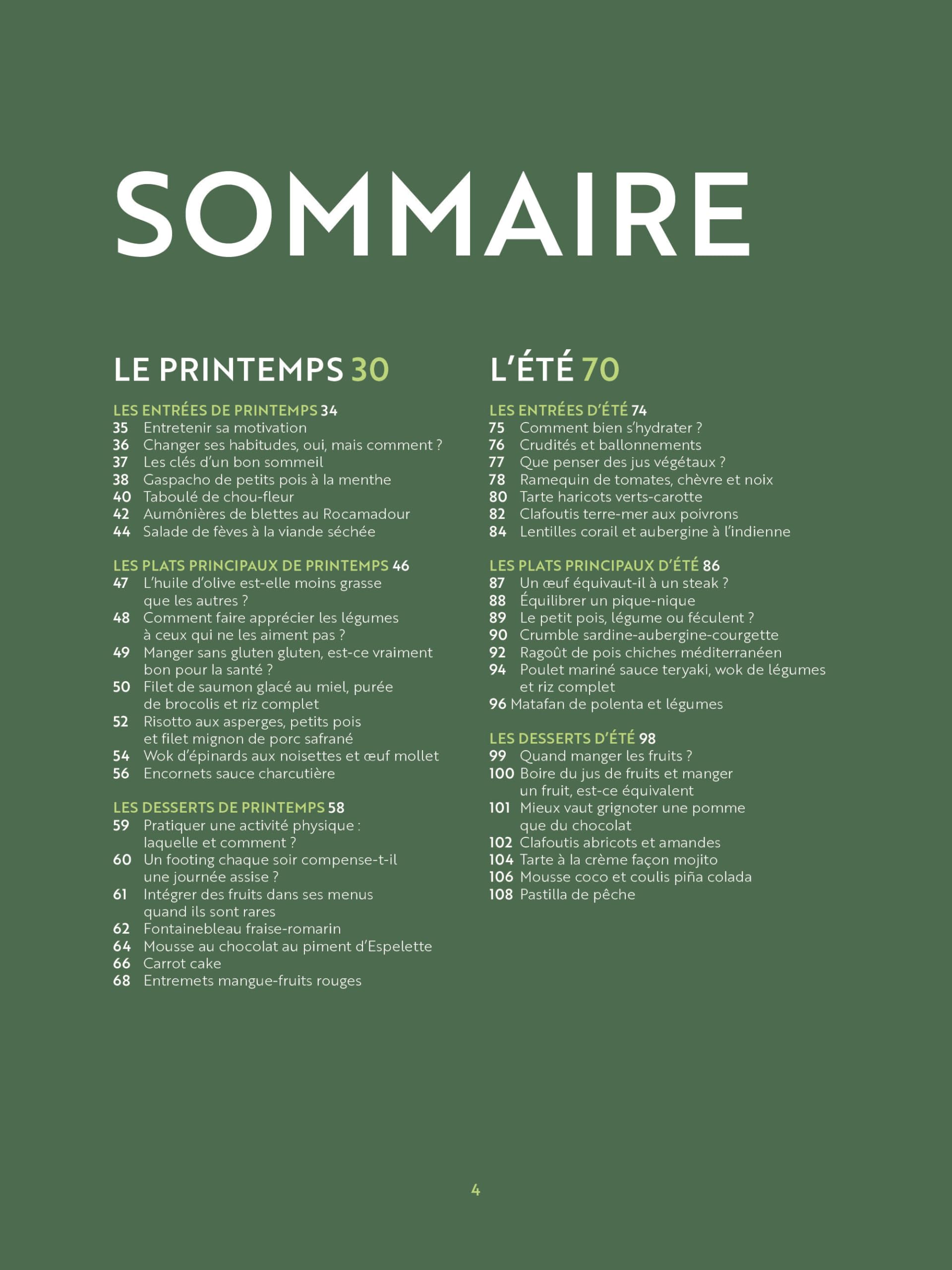 La minceur au fil des saisons: Les recettes gourmandes des Thermes de Brides-les-Bains