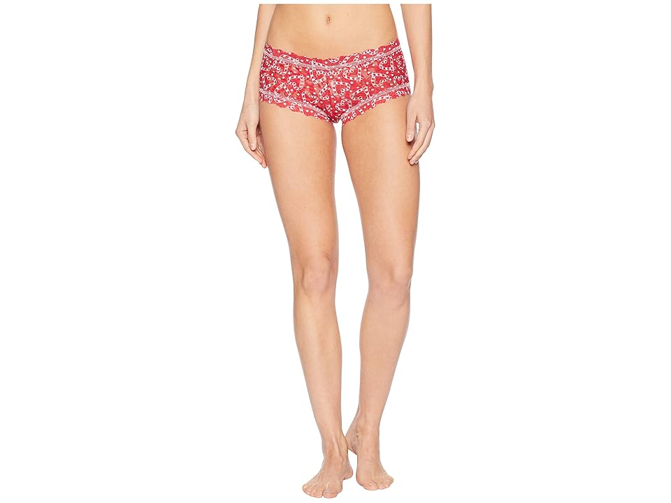 

Hanky Panky I Heart Peppermint Boyshort (Red Multi) Women's Underwear