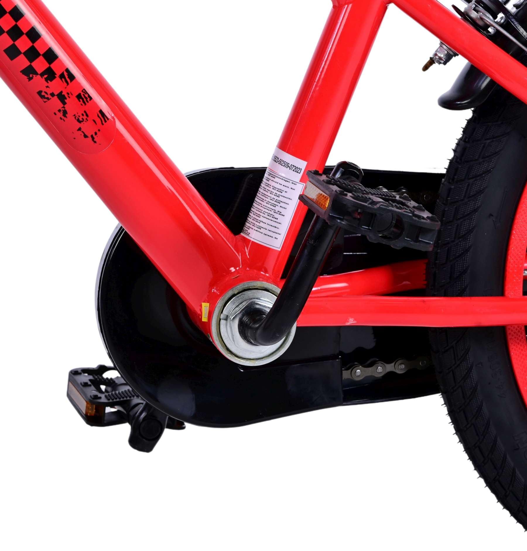 Disney Cars 16 Zoll Kinderfahrrad Rot mit zwei Handbremsen - Sicherheit, Komfort und Spaß in einem!