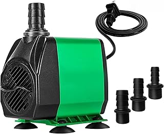 水中ポンプ 45W 吐出量3000L/H 100V 調整可能 最大揚程3M 静音設計 IPX8防水仕様 循環ポンプ 給水・排水ポンプ 水族館給水 水槽水循環(50Hz)