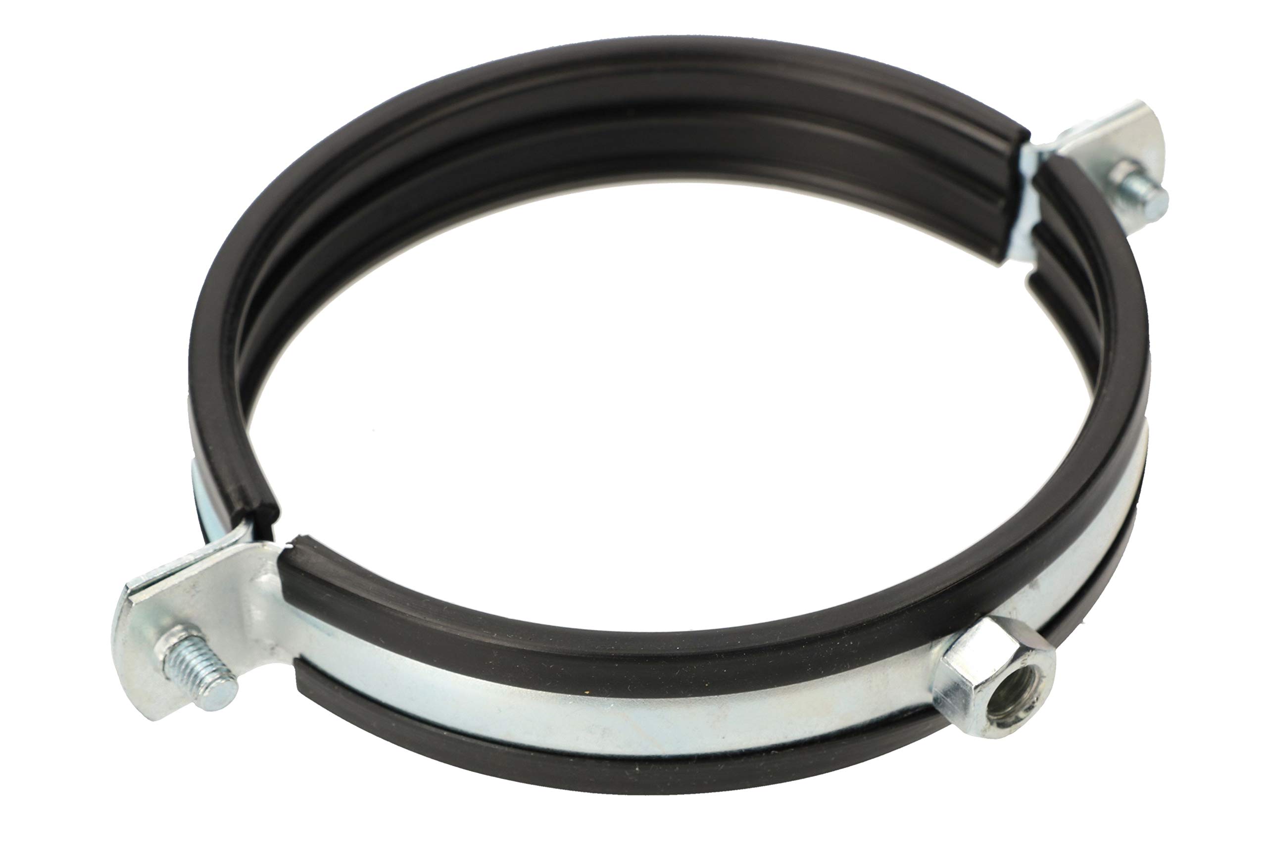 KOTARBAU® 10er Set - Rohrschellen – 4" – Rohrbefestigung – Rohrleitungsbefestigung - Gelenkrohrschellen - Dichtung - mit Dübeln