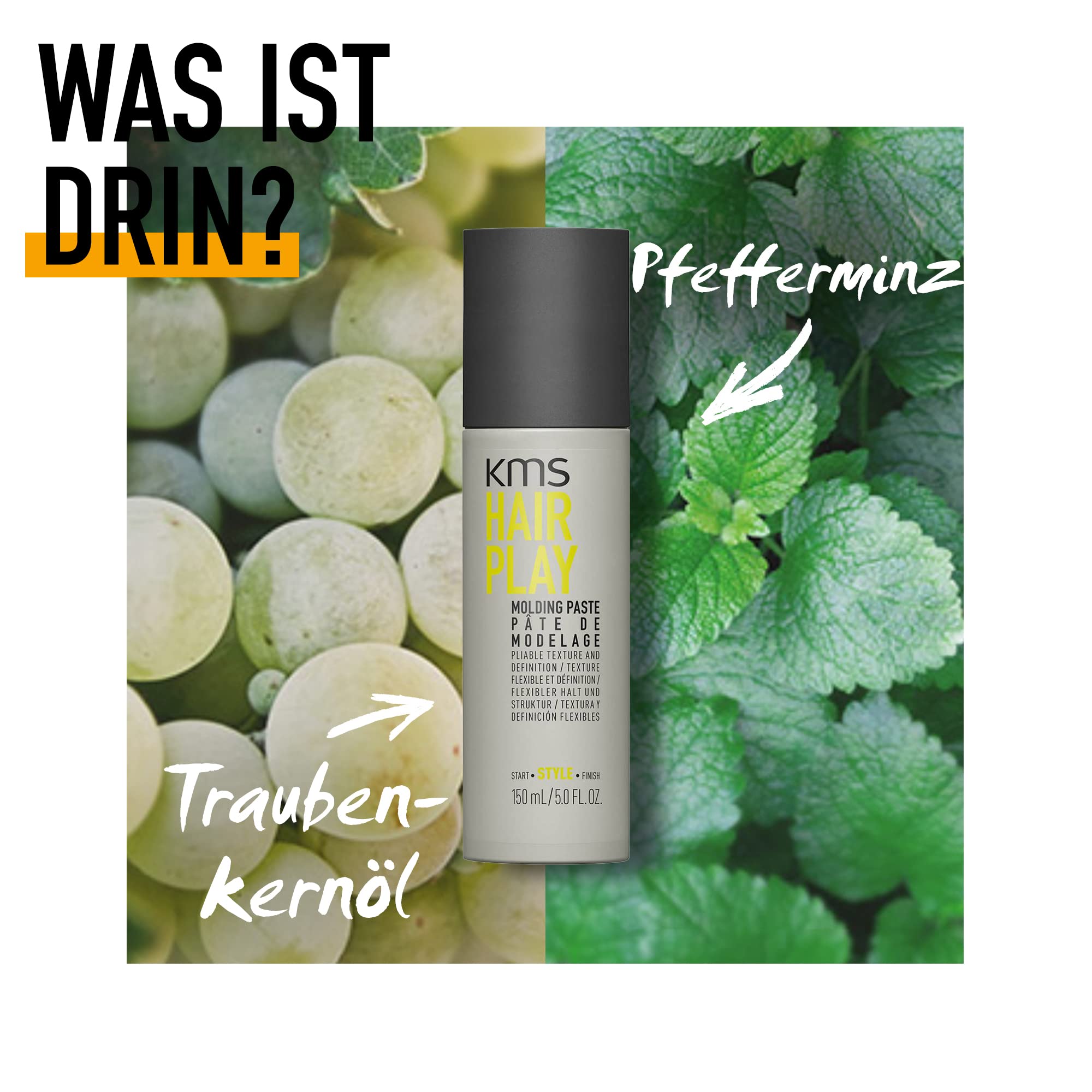 KMS HAIRPLAY Molding Paste Duo Pack für Textur mit einem modernen, natürlichen Finish