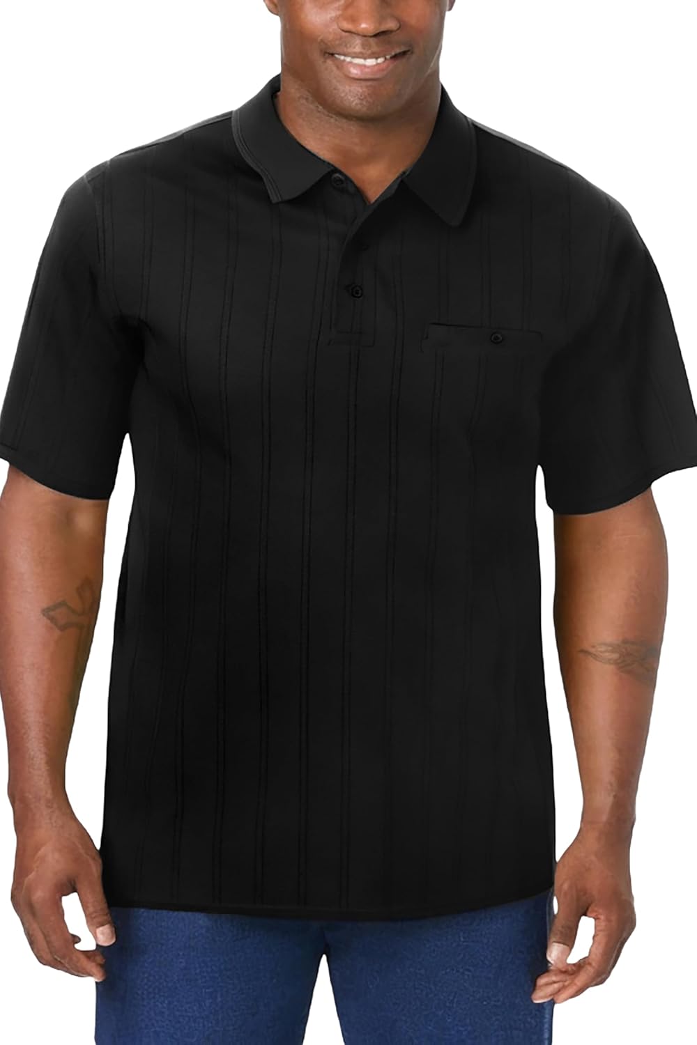 KingSize Men's Big & Tall No Tuck Polo Shirt
