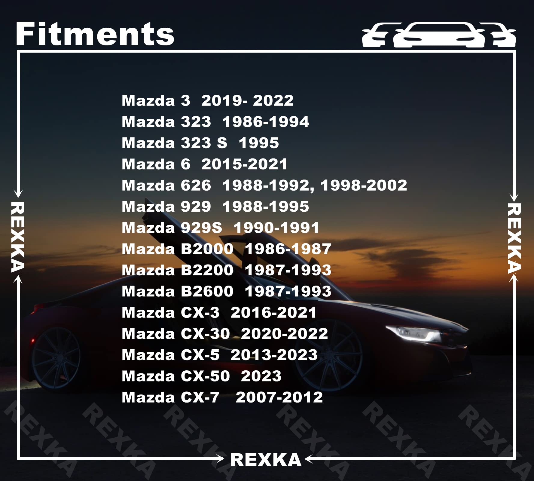 Amazon.com: Rexka 30pcs Handle Inside Grommet 999100503 for Mazda 