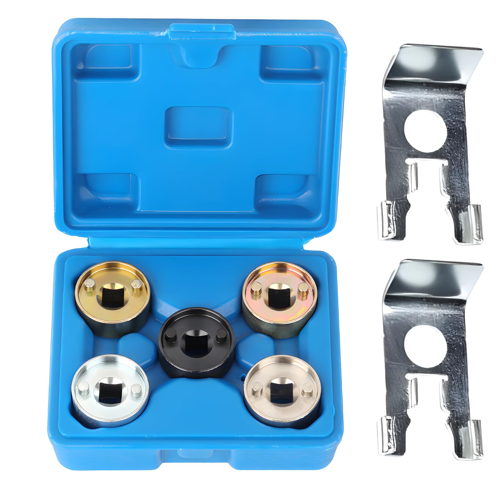 SWTHM 7 Pcs/Pk Engines Camshaft Adjusting Socket Set, T10352 T40267 Camshaft Central Valve Socket Set, Timing Tools Kit Socket Camshaft Adjust Compatible with VW Au-di EA888 1.8-2.0 TFSi Chain Driven