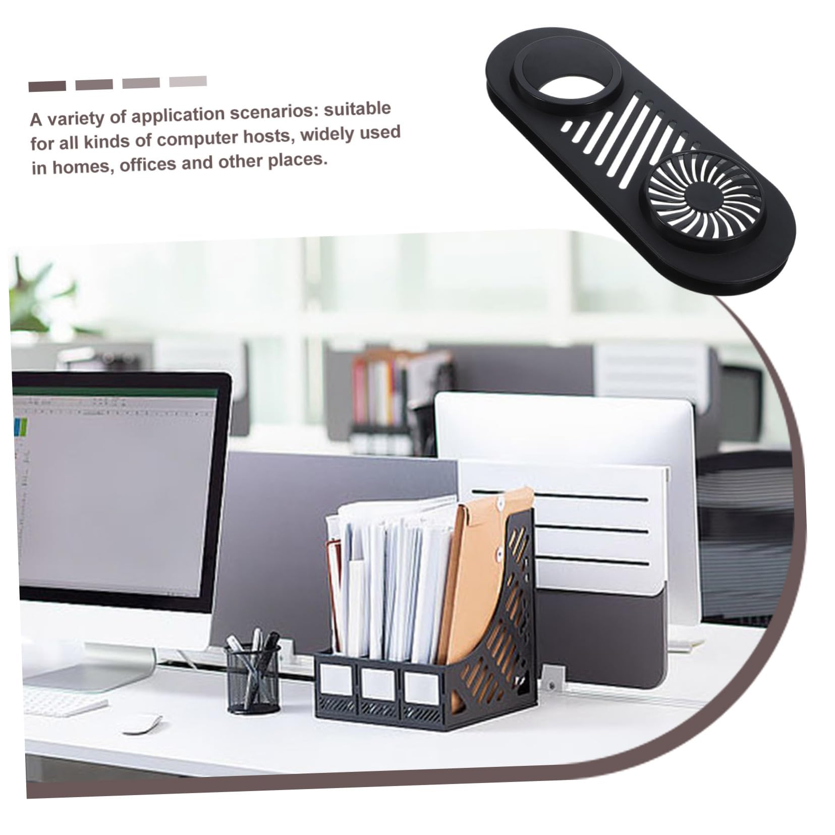 Hemobllo 5pezzi Ventilazione Per Computer e Armadi Ventilazione Efficiente Per Mobili Facile Installazione Materiale Adatta Per Armadi Scarpe e Spazi Chiusi