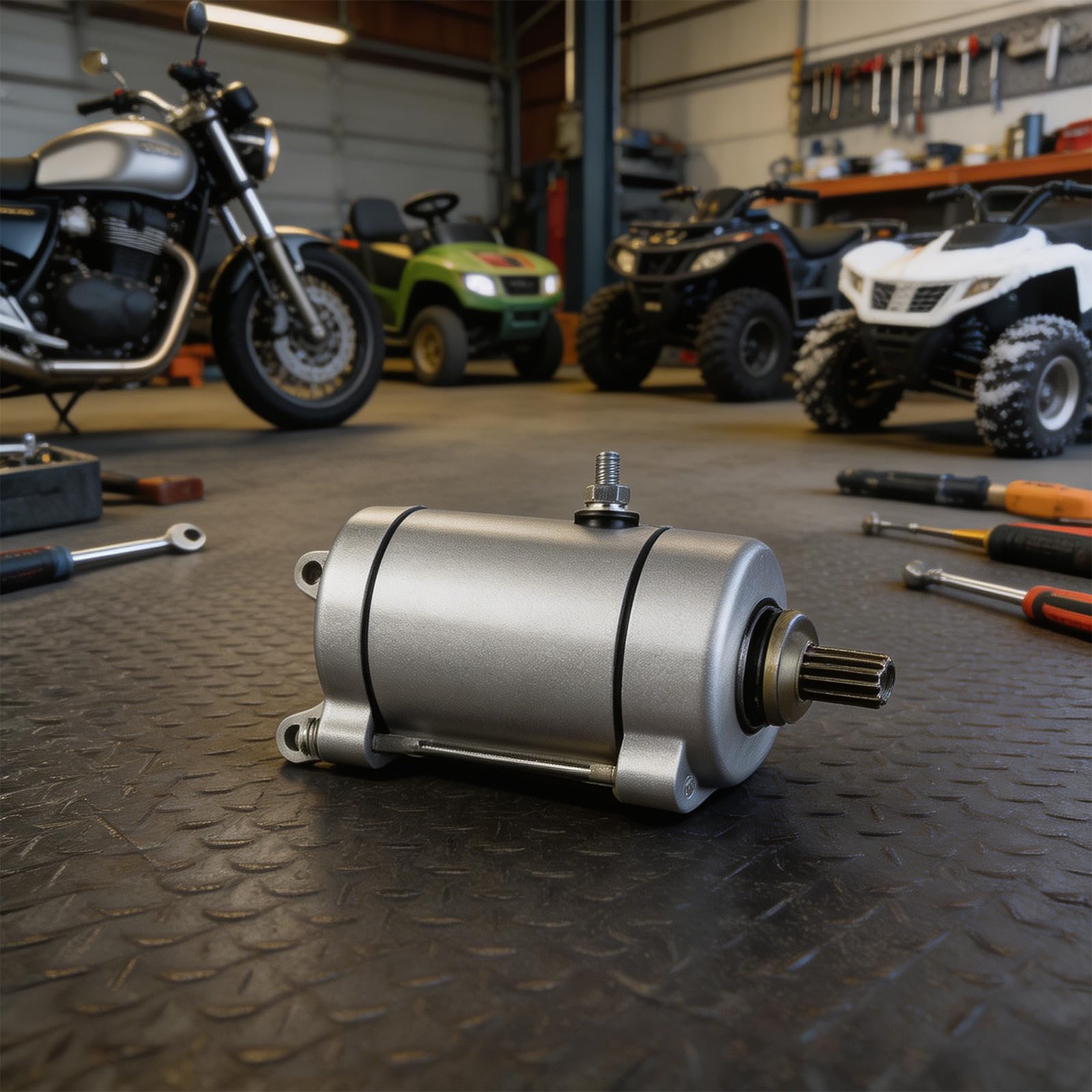 Generico Motorino avviamento Premium per ATV Modelli motoslitte Motorino avviamento Motore Elettrico Universale Parti e Accessori per