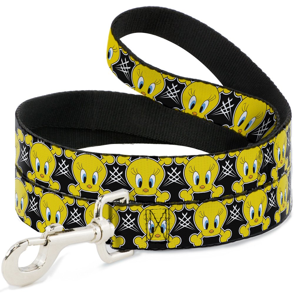 Laisse pour chien Tweety Bird Buckle Down étroite 1.3cm accessoires de promenade petits chiens