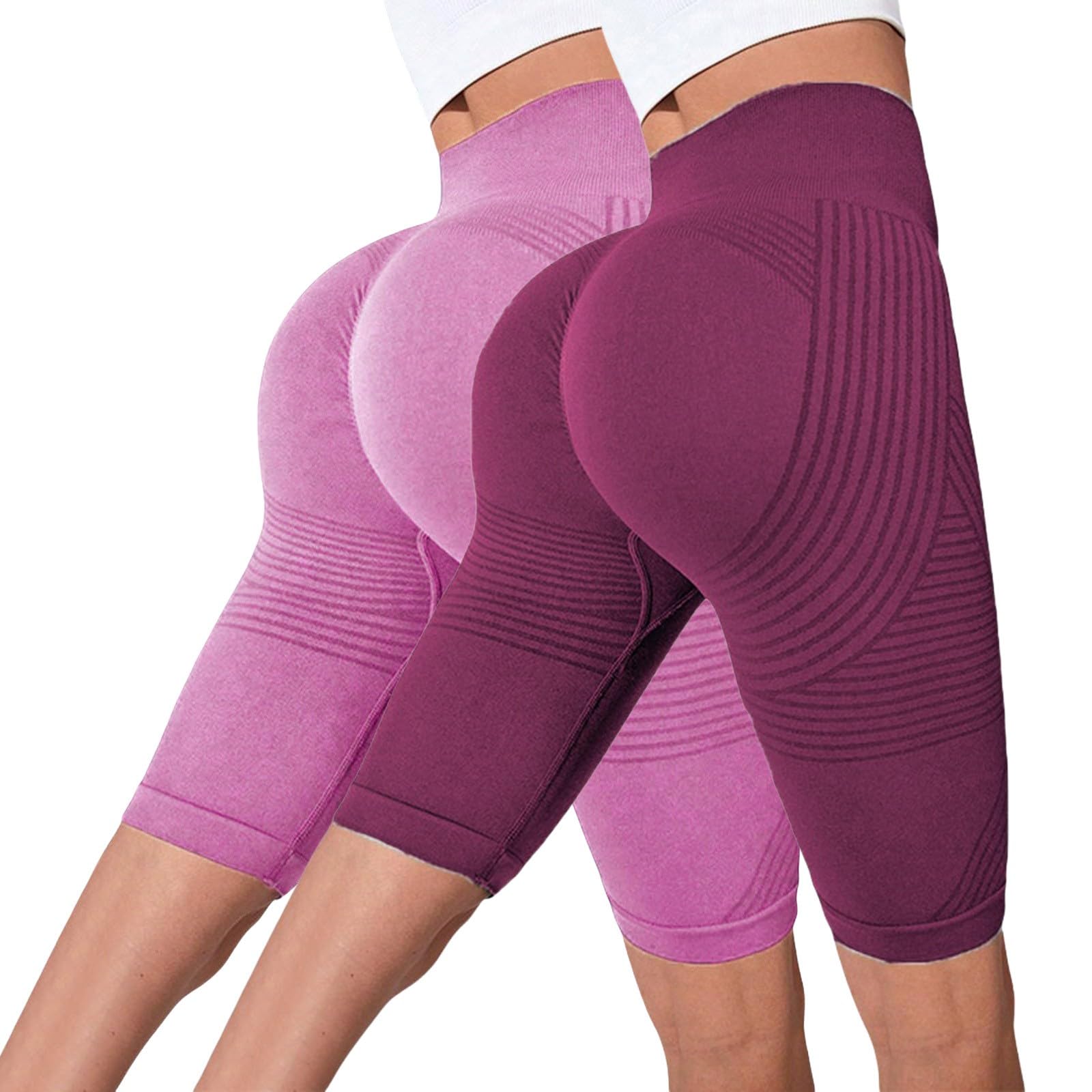 Solenao Women's 3D Anti-Cellulite Leggins, Push Up Sculpture Compression Graduated Control Summer Anti Cellulite Leggings for Sports, High Waisted Seamless Fitness Yoga - 5