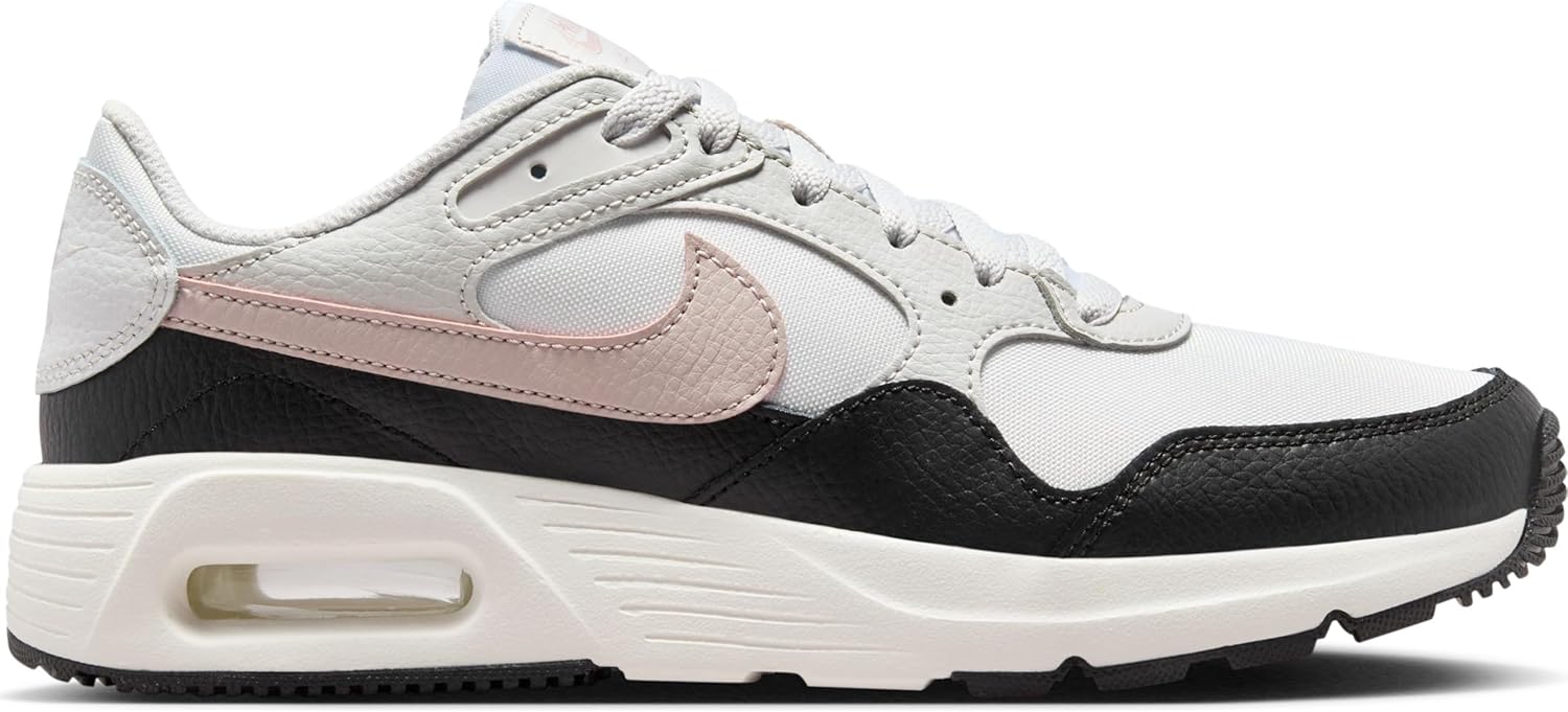 Nike Air Max SC Women's Shoes (CW4554-006, Platinum Tint/Black/Sail/Platinum Violet) Size 12