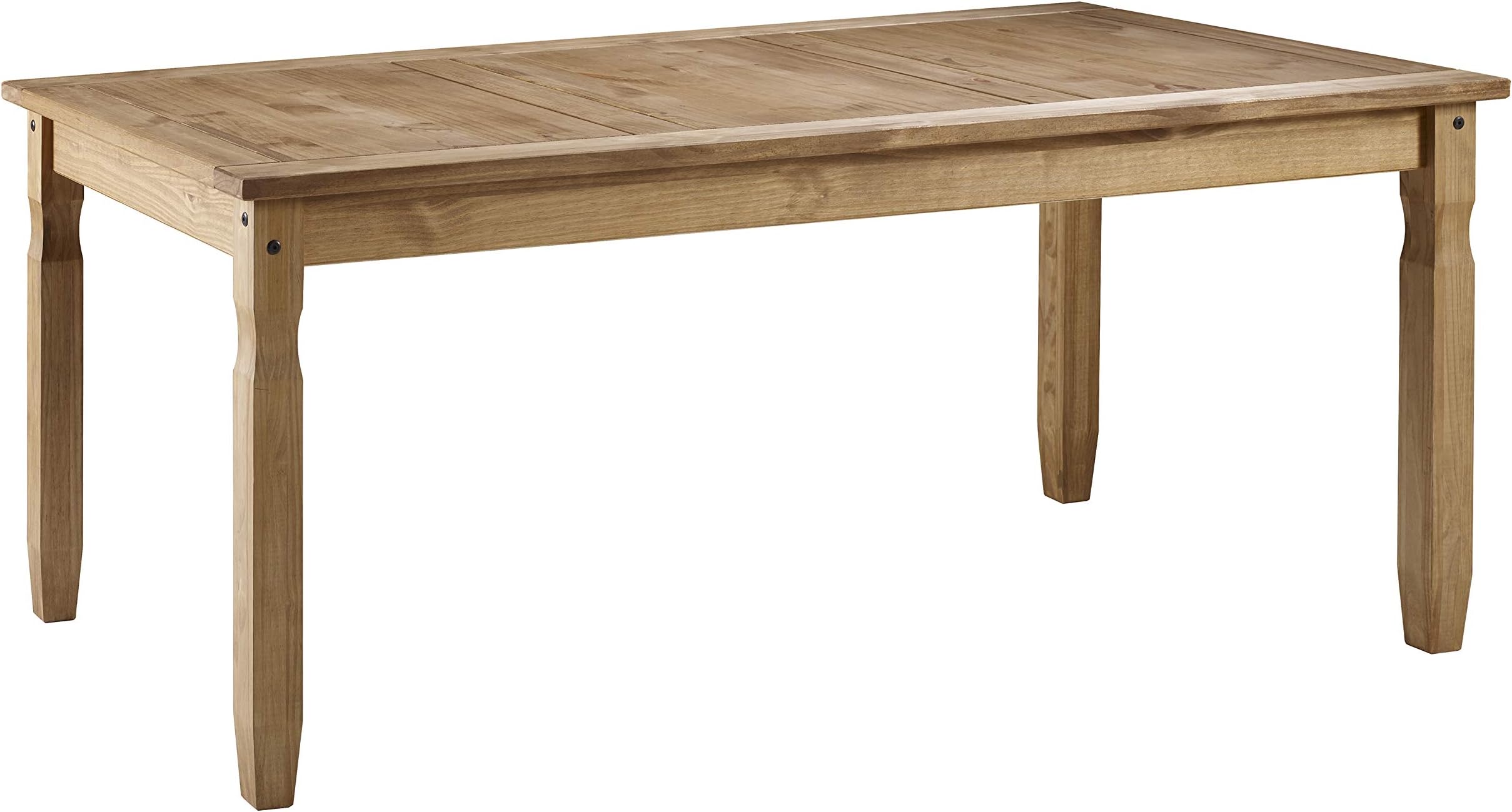 Seconique Salvador Tile Top Dining Table in Distressed Waxed Pine