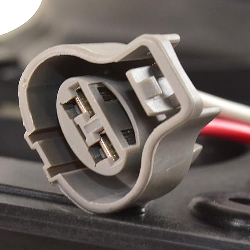 Vista 652 de TRQ Conjunto de ventilador de refrigeración dual compatible con Infiniti EX35 2009 FX35 FX50 2007-2008 G35 2008-2013 G37 2012-2013 M35h 2014-2015