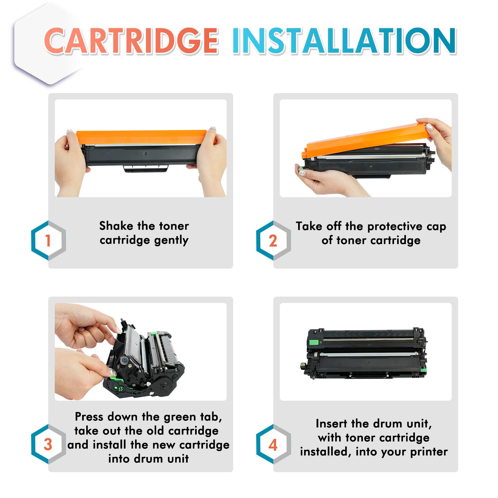 TN247 DCP-L3550CDW TN-243CMYK Compatible Toner pour Brother MFC-L3750CDW TN243 Multipack MFC-L3770CDW MFC-L3730CDN HL-L3210CW HL-L3230CDW MFC-L3710CW DCP-L3510CDW TN243CMYK Noir Cyan Magenta Jaune
