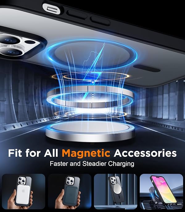 SPIDERCASE Magnetic for iPhone 14 Pro Case, Black by SPIDERCASE - Used condition - Image 6