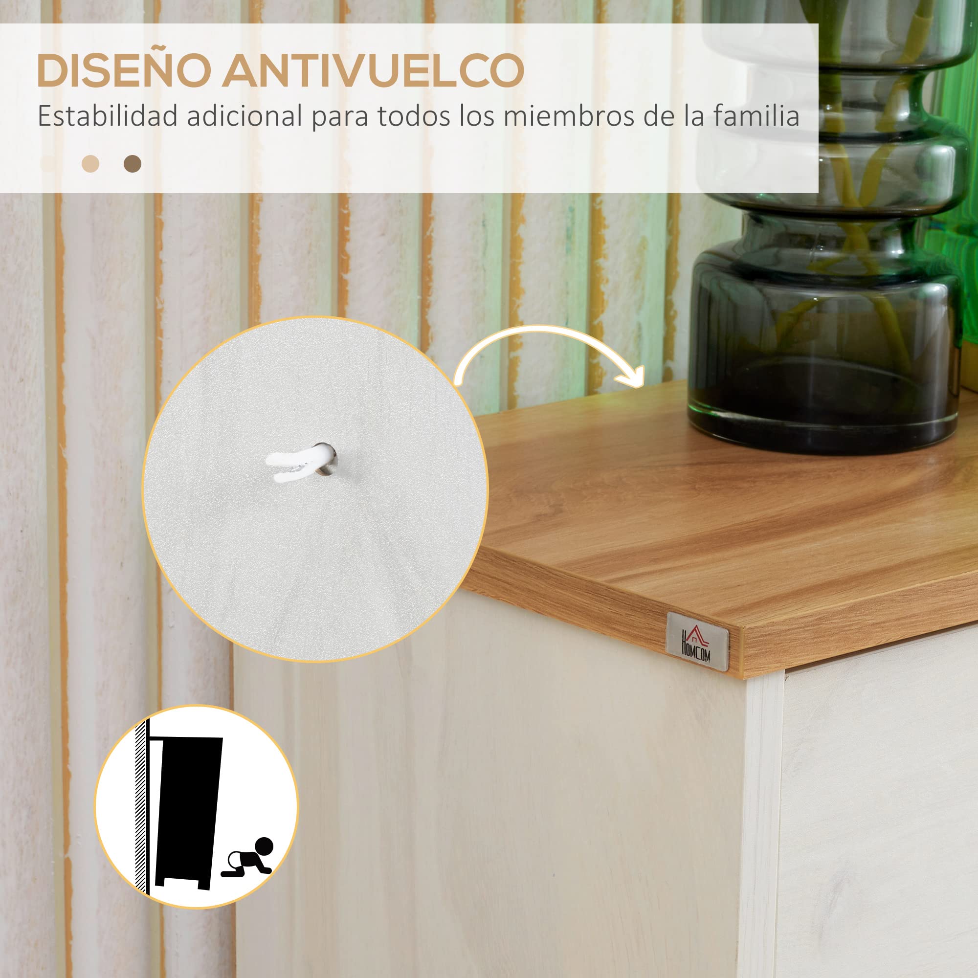 HOMCOM Armario de Zapatos Moderno Mueble Zapatero Estrecho con 3 Cajones Abatibles para 12 Pares de Zapatos y Estante Ajustable para Pasillo Entrada 70x23,5x122 cm Blanco