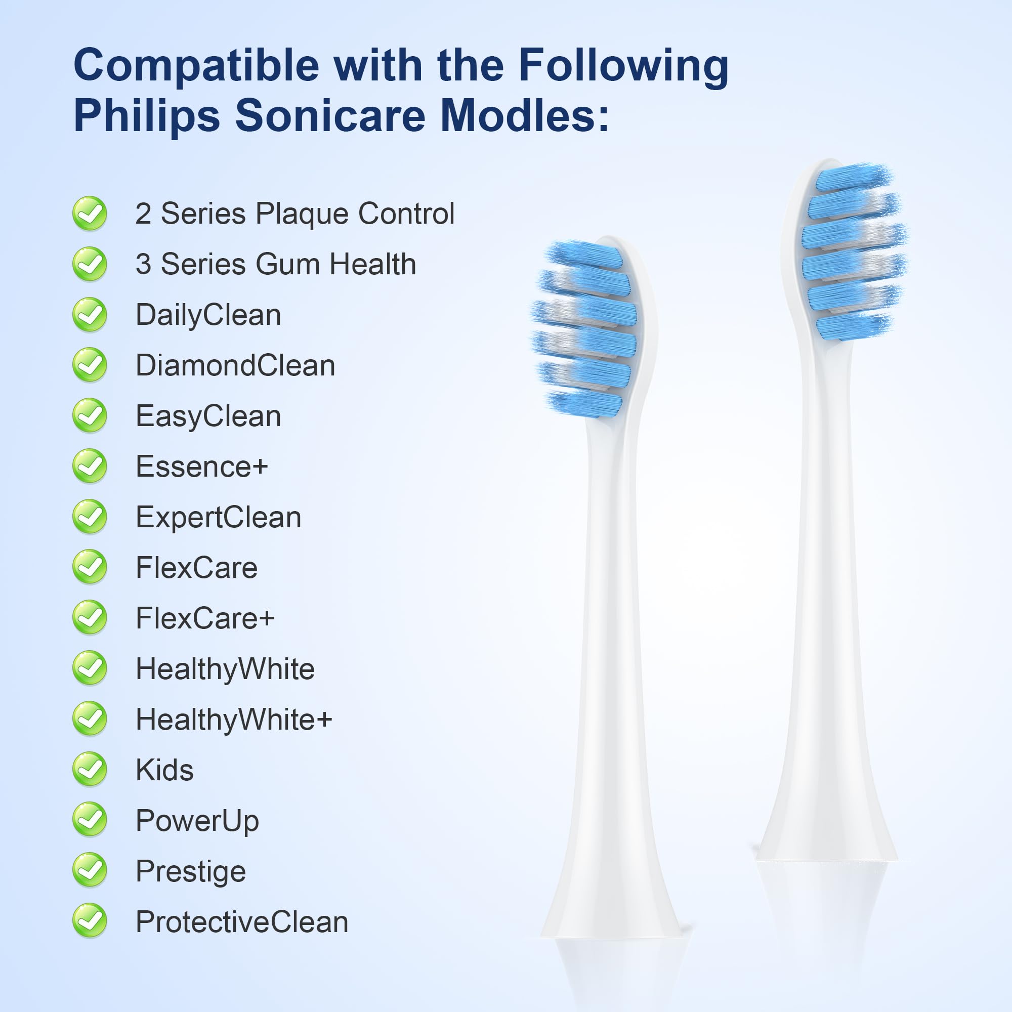 Zahnbürstenköpfe für Philips Sonicare, extra weich