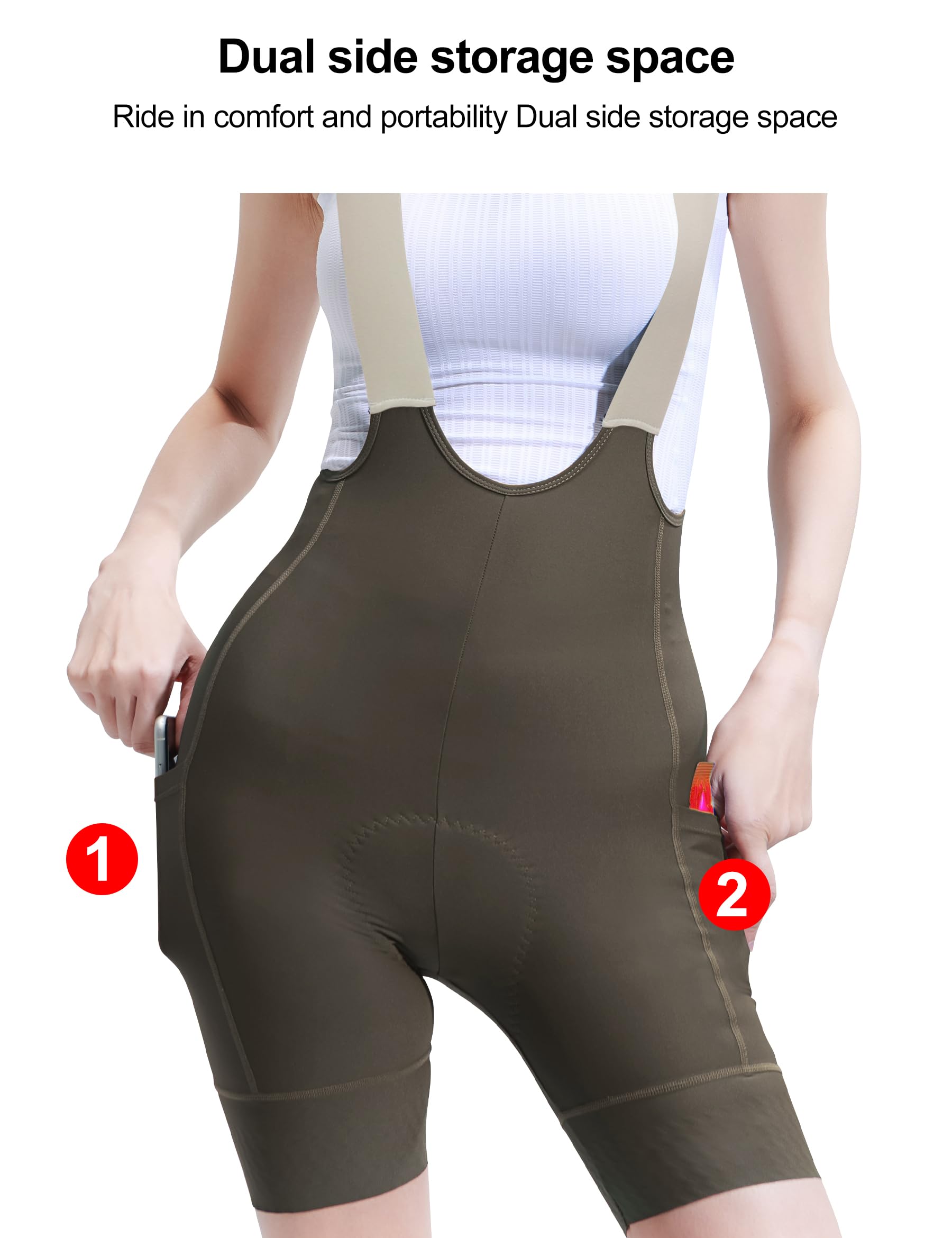 LAMEDA Culote Bicicleta Mujer Mujer Pantalones Corto Ciclismo Verano Ligero Elástico Culote Corto MTB
