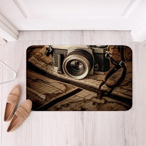 Miniatura 15 de Alfombra de baño con música de piano, notas musicales, para niños, niñas, niños, adolescentes, retro, graffiti, gris, dorado, lanudo y absorbente,