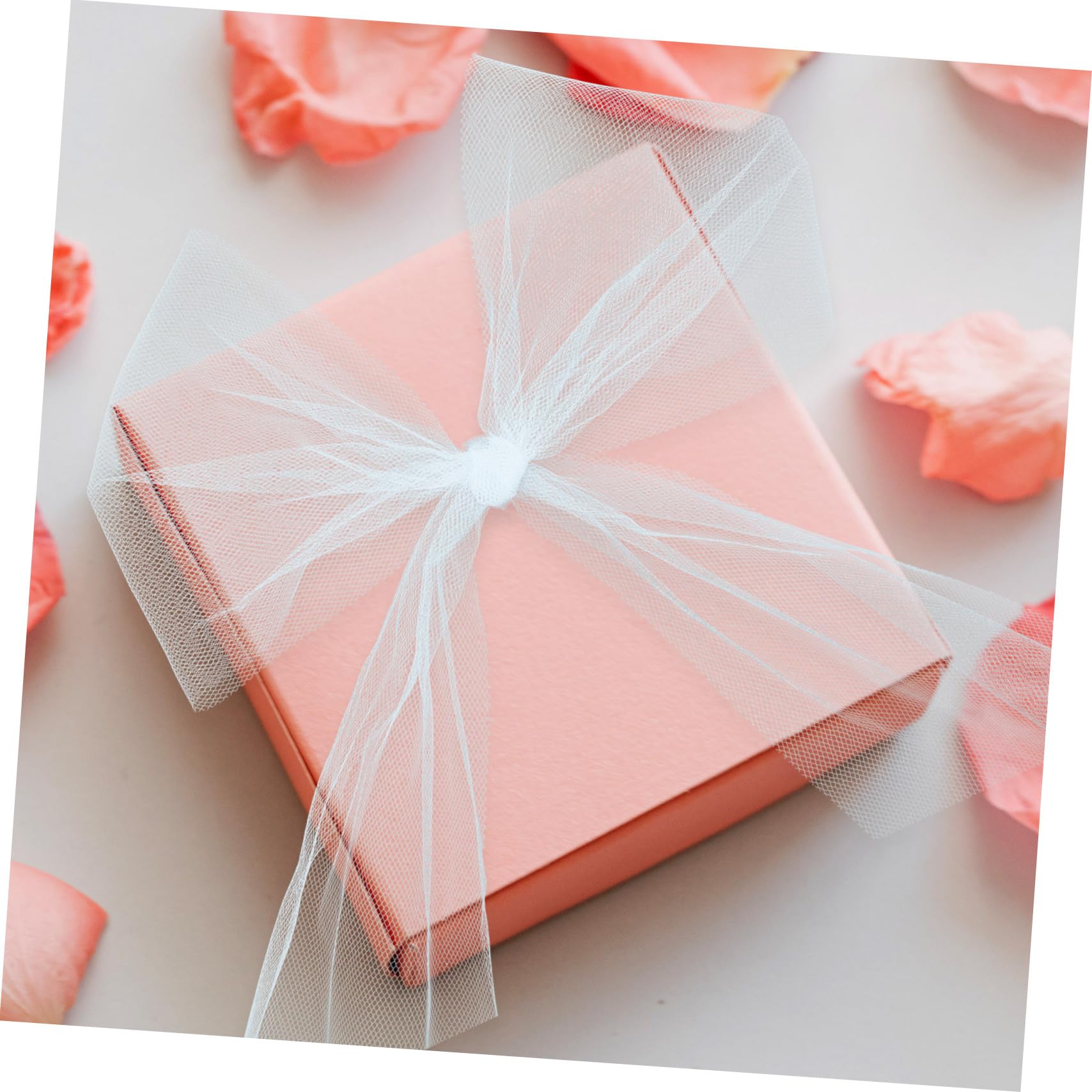 NUOBESTY 3rouleaux Tulle De Mariage Éblouissant Ruban Décoratif Avec Paillettes Brillantes Pour Et Décorations De Fête