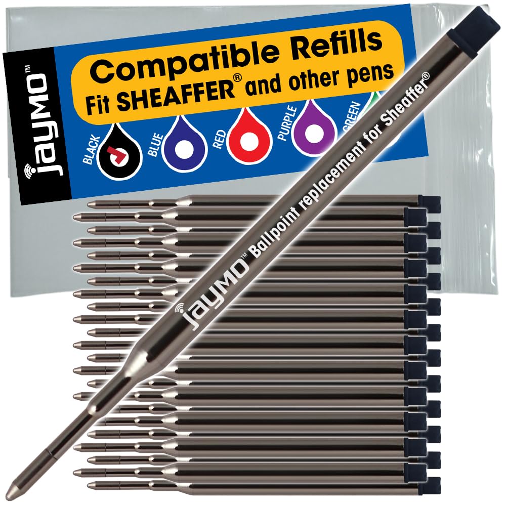 Cross Ballpoint Pen Refill In Black - Medium Point - 3 Packs Of 2 - Pen - Foto 3