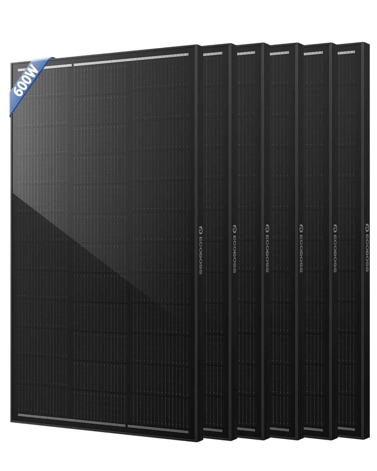 ECOBOSS 600W TÜV Certified Solar Panel 6-Pack