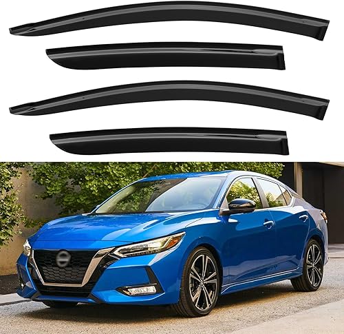 Miniatura 530 de Visores protectores de lluvia para ventana, deflectores de viento de canal exterior