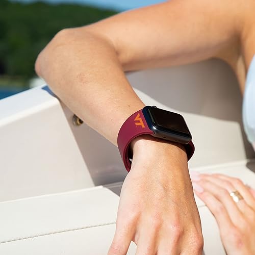 Miniatura 4 de Affinity Bands Virginia Tech Hokies - Correa deportiva de silicona compatible con Apple Watch