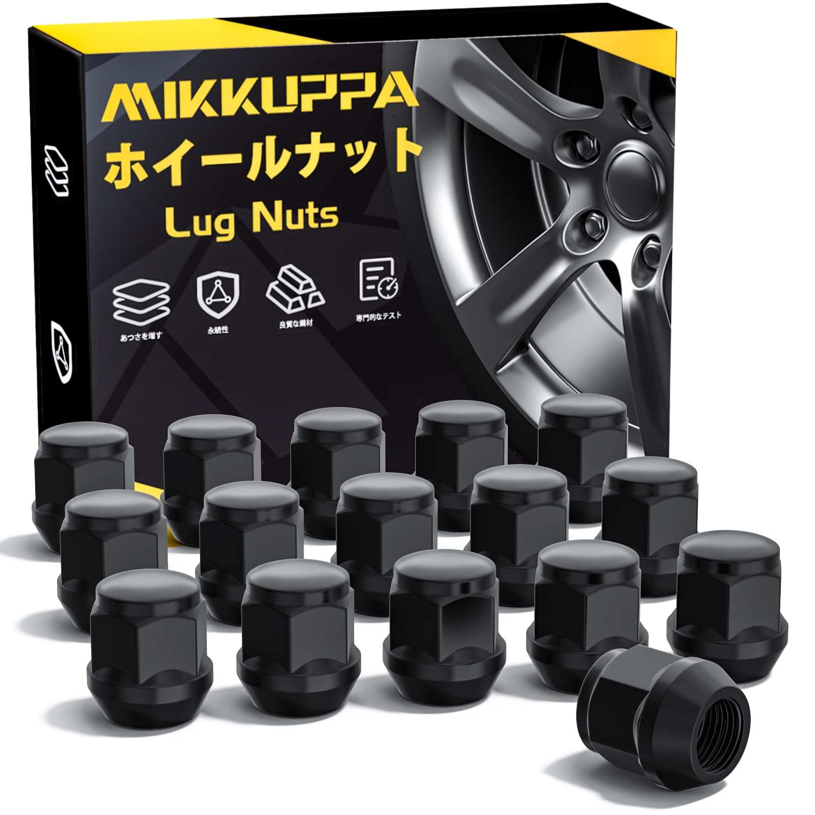 MIKKUPPA ホイールナット M12×P1.5 ホンダ・三菱・ダイハツ・トヨ…