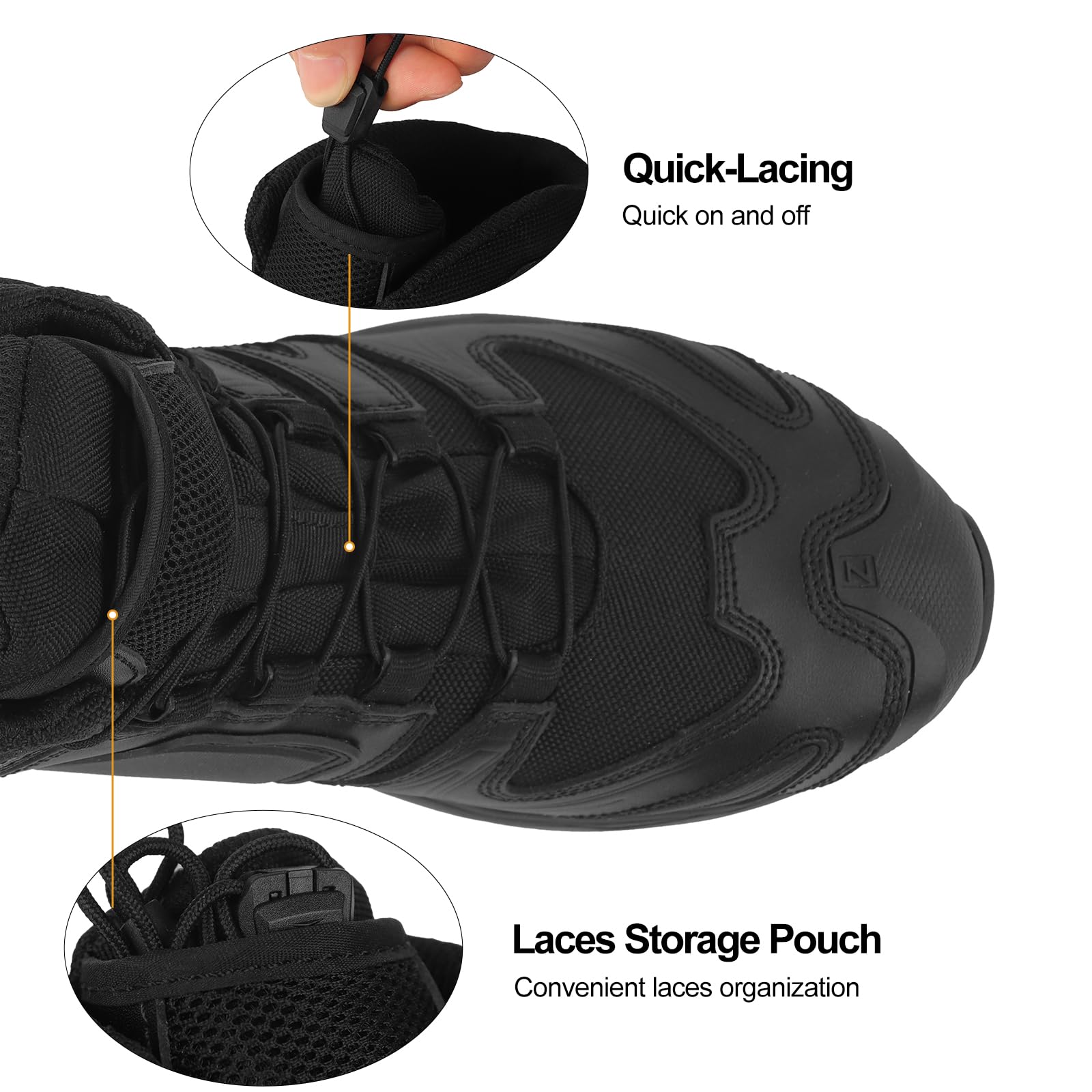Botas de Senderismo Hombre Mid Zapatillas Trekking Botas Montaña Antideslizante Zapatos de Senderismo Hombre Resistente a los Pinchazos