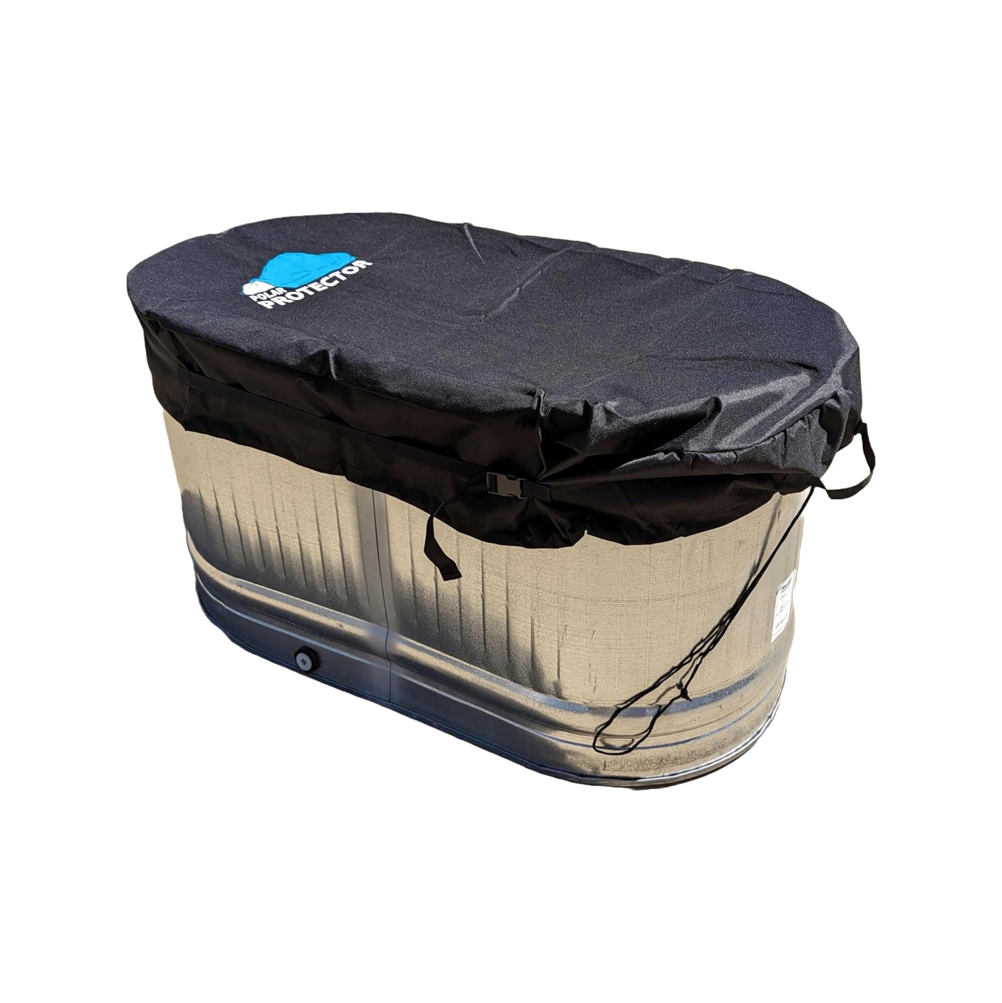 Polar Protector - 2 X 2 X 4 Stock Tank Cover Ice Water Therapy Ice Bath Cover Cold Water Cover Fits Galvanized Tank Waterproof Rip Proof Tough Keeps Tanks Clean Raised Garden Bed Cover — image 1