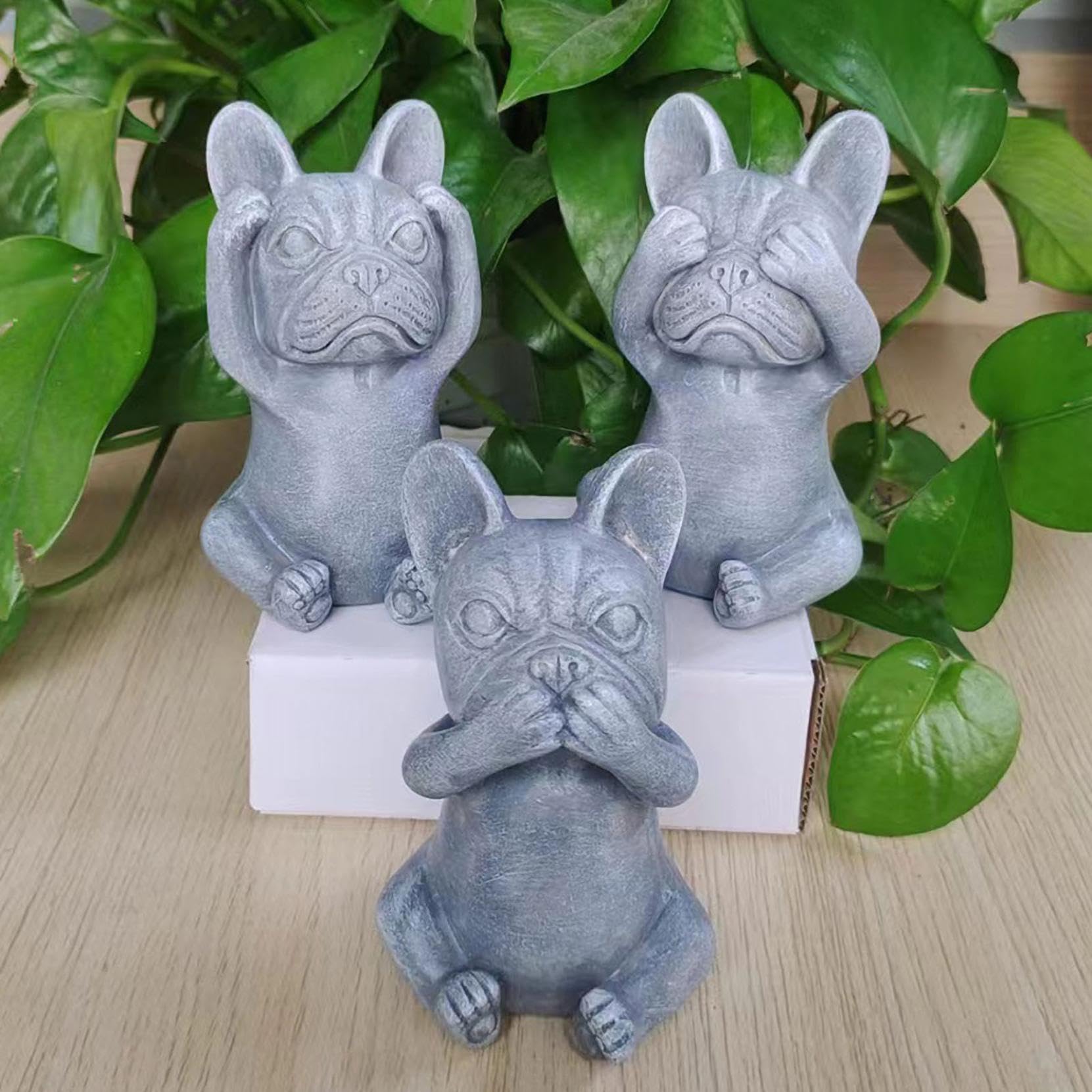 Amazon.co.jp: フレンチブルドッグの像、ミニフレンチブルドッグ