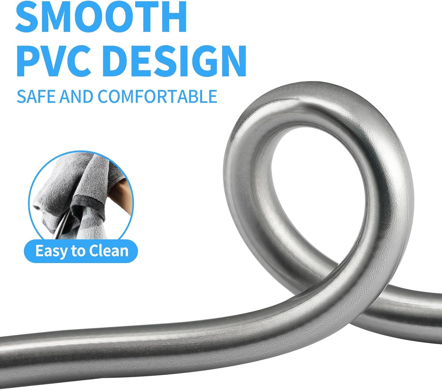 Extra Long Replacement Shower Hose Extension Handheld Shower Head Hose 90 Inches Flexible and Durable with Brass Insert and Nut
