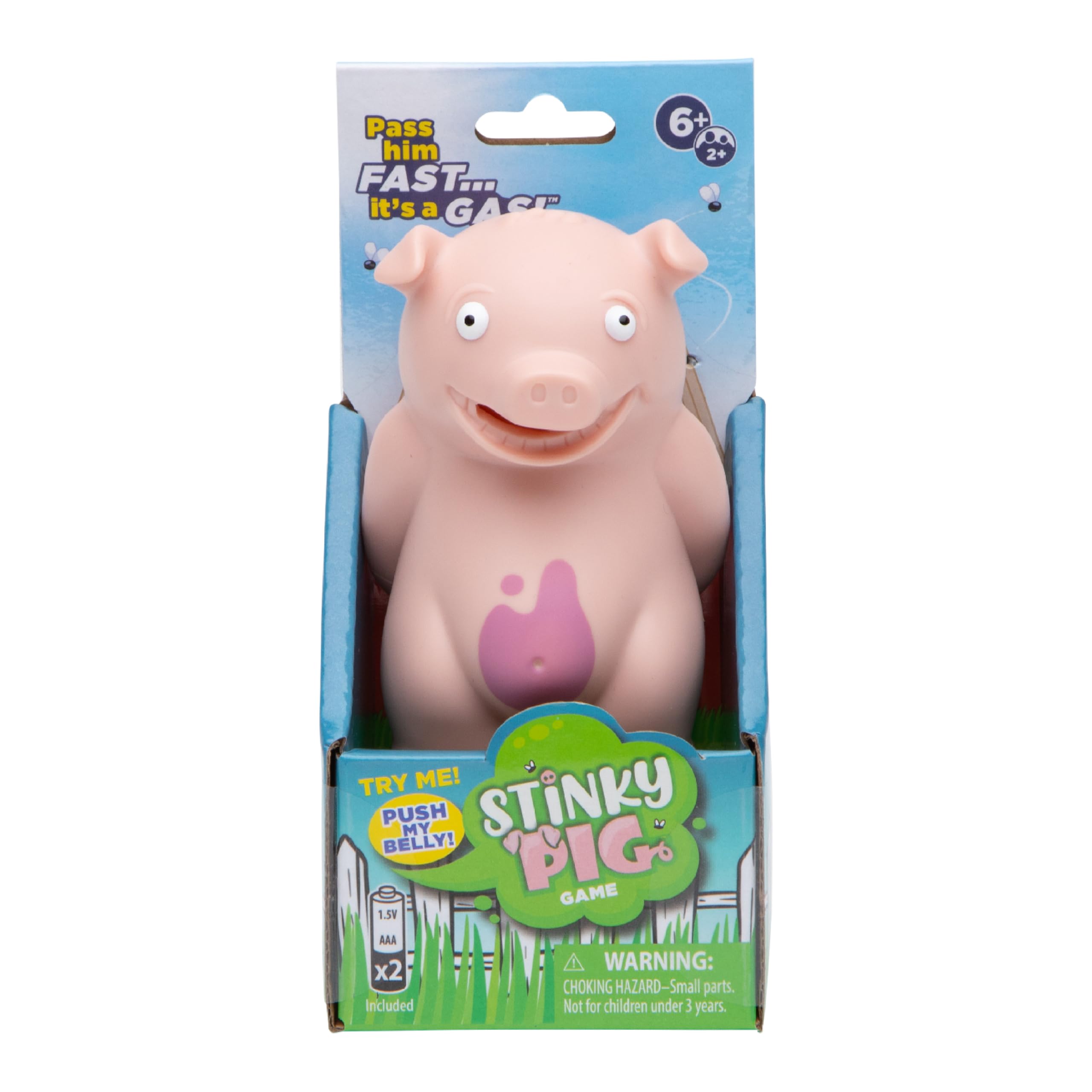 Stinky Pig Dice Game, Family Games for Kids and Adults, Travel Games, 6+