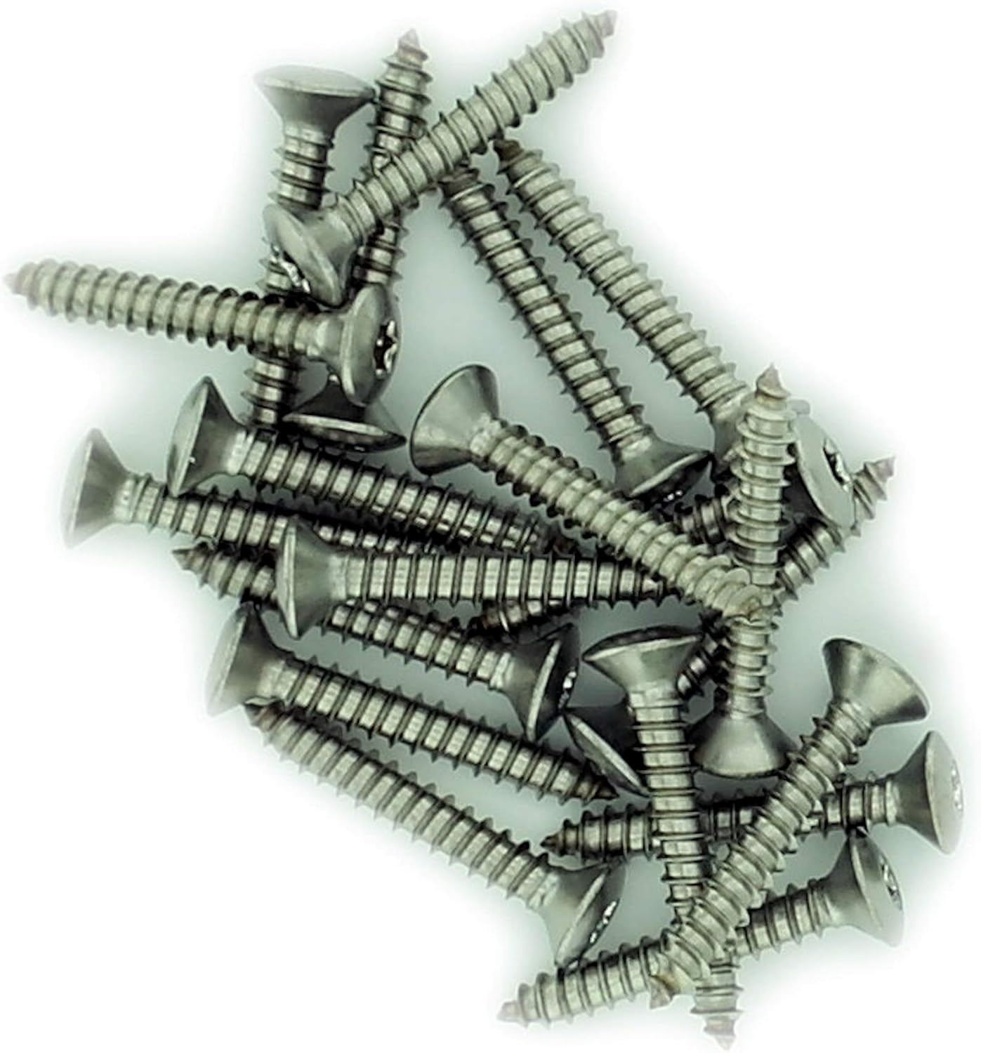 No.14 x 0.625 (6.3mm x 16mm) TX Raised Countersunk Self-Tapping Screw - Stainless Steel (A2) (Pack of 20) - Image 4