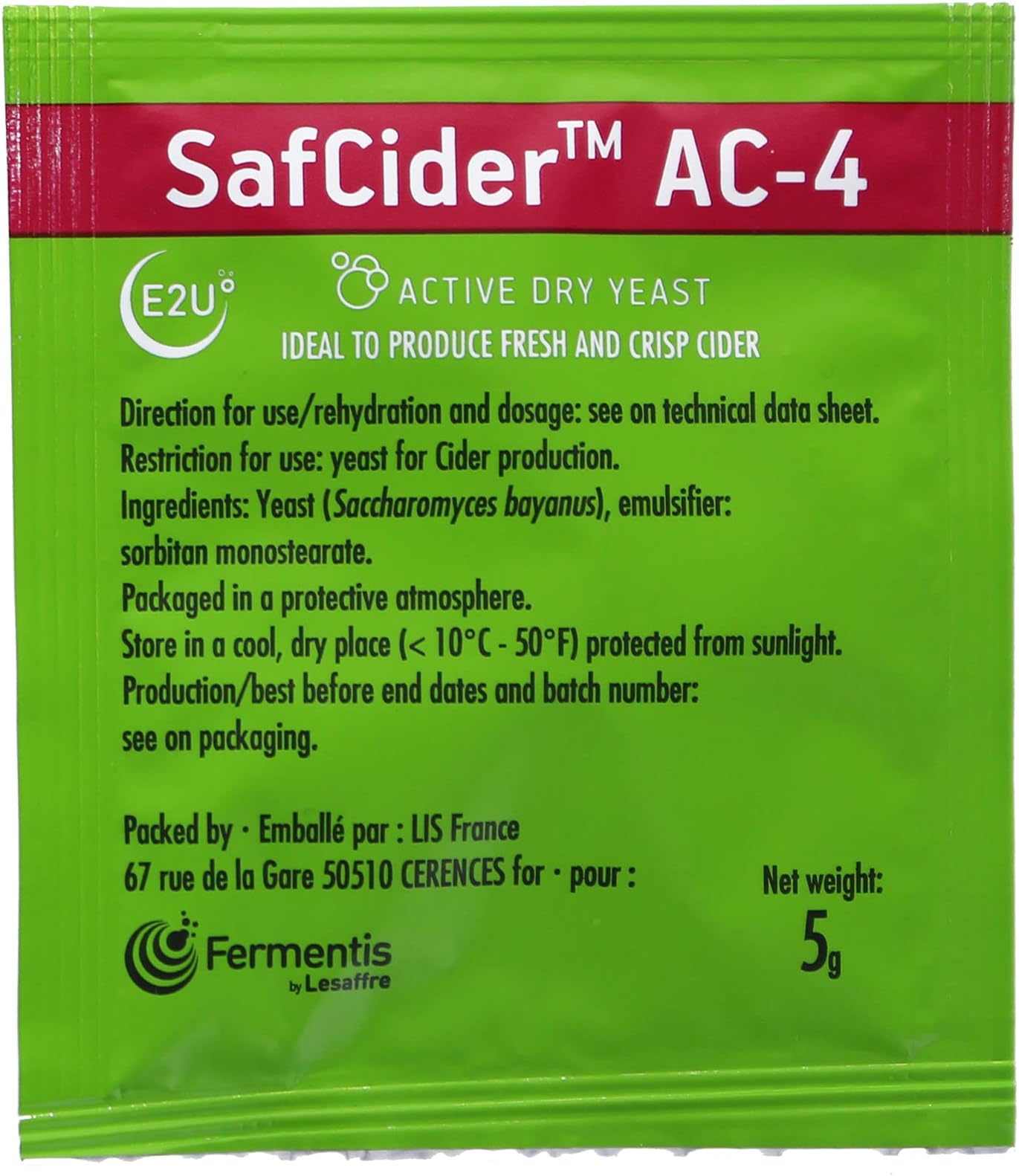 SafCider™ AC-4 (5g)