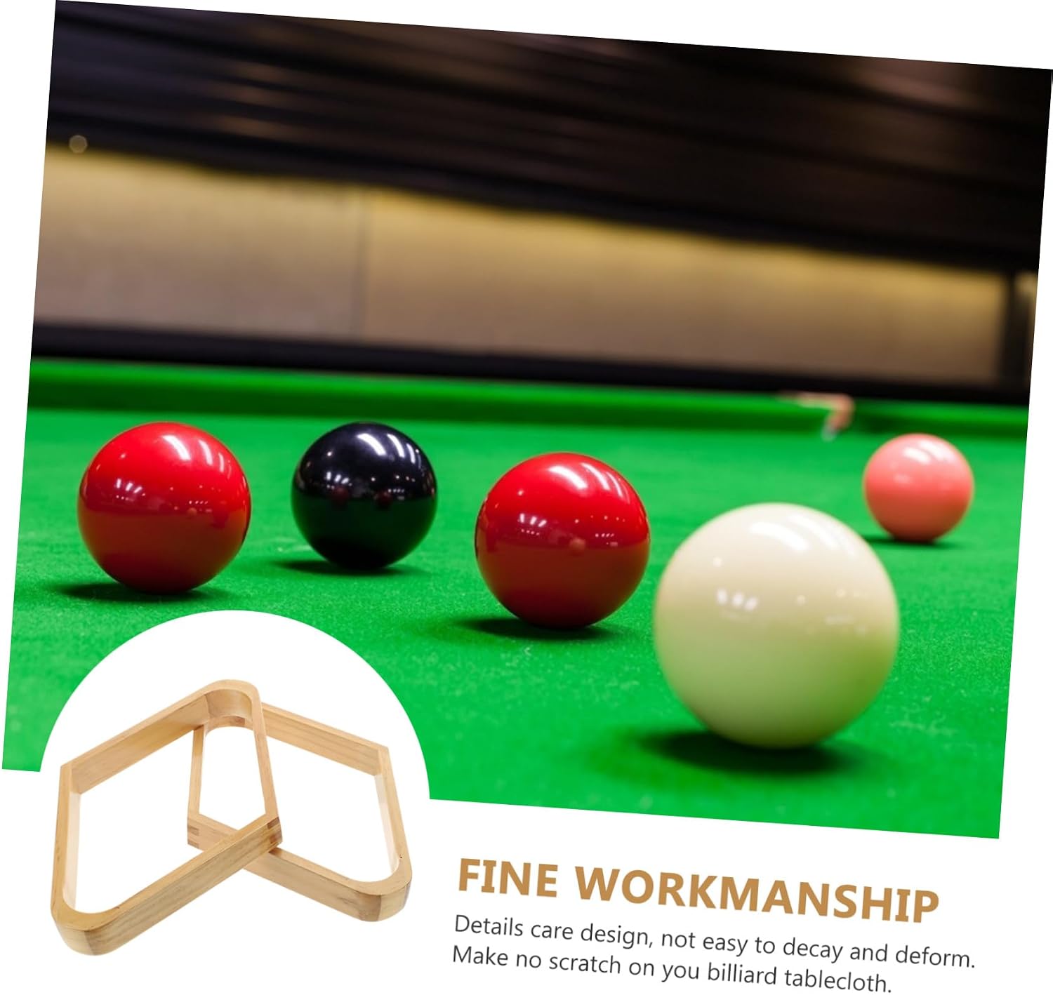 2pcs Billiard Ball Racks Lightweight Pool Table Frame for Organizing Balls at Home Pub Billiards Games