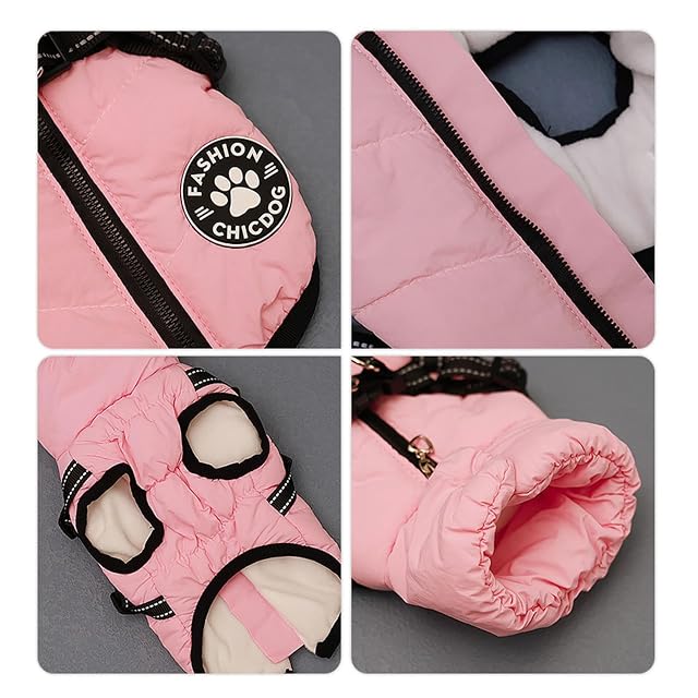 Foto 5 de 7 de CMZYBBD Abrigo Perro Chaqueta De Abrigo De Perros Y Gatos Capas De Mascotas Arnés De Mascota Diseño…