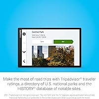 Vista 5 de Garmin DriveSmart 86, navegador GPS para automóvil de 8 pulgadas con mapas brillantes y nítidos de alta resolución y asistencia de voz Garmin