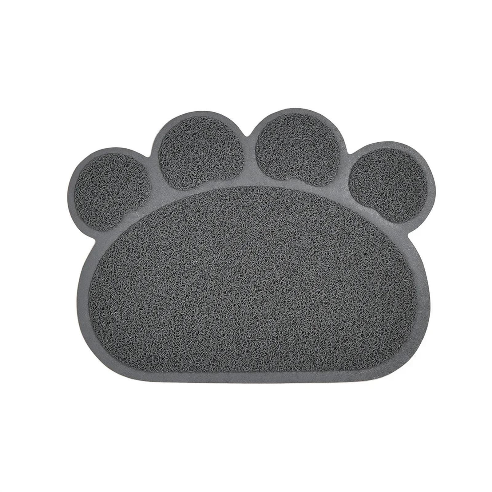 Katzenstreumatte Katzenstreumatte aus PVC mit Pfotenabdruck