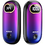 Hand Warmers Rechargeable - Electric Hand Warmers 2 Pack with Dual-Sided Heating for 15Hrs Warmth, LED Display & Flashlight, Hunting Essentials, Gifts for Christmas Man Women Raynauds Golf