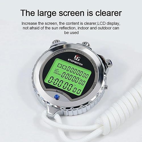 Miniatura 5 de Sports Timer Professional Digital with Calendar Alarm Multi-Handheld Timer for Running