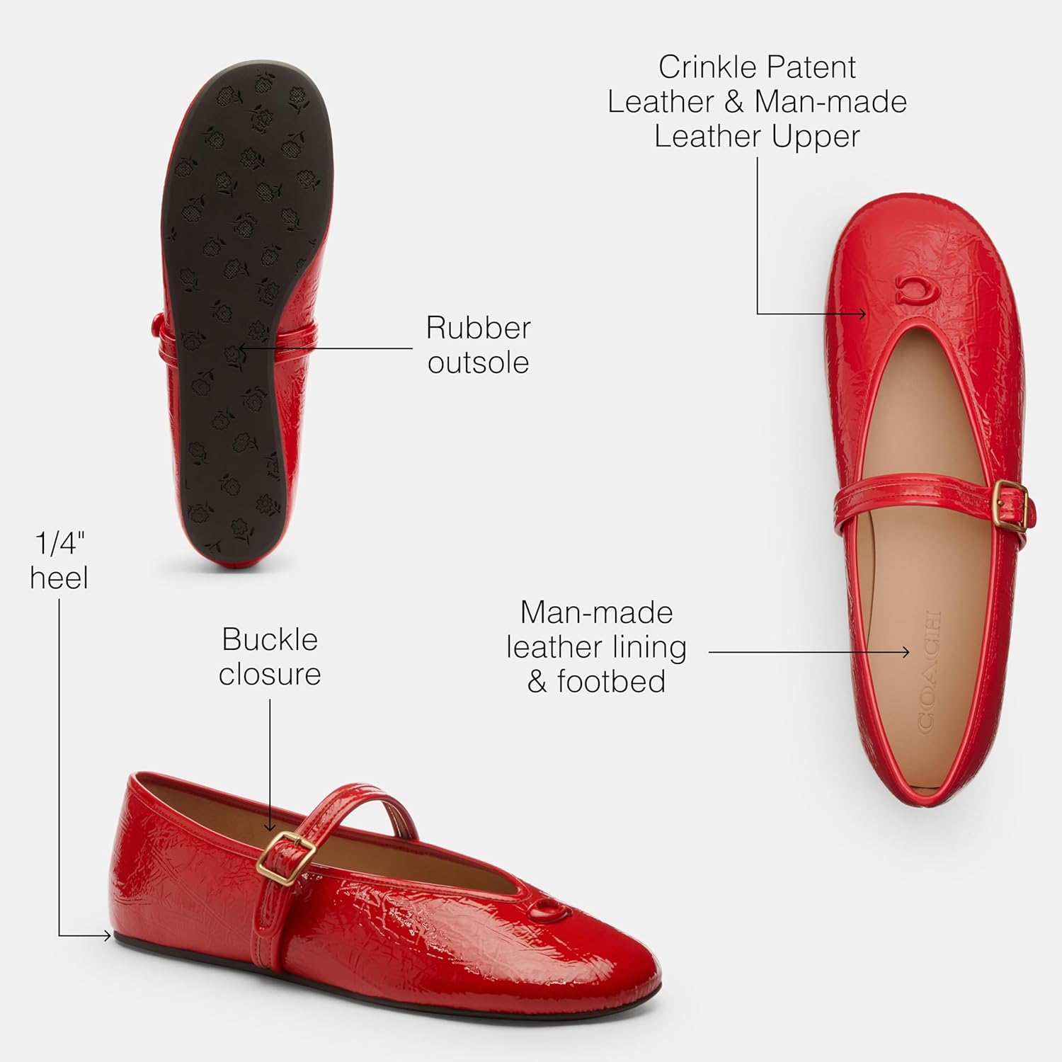 Coach Womens Mary Jane