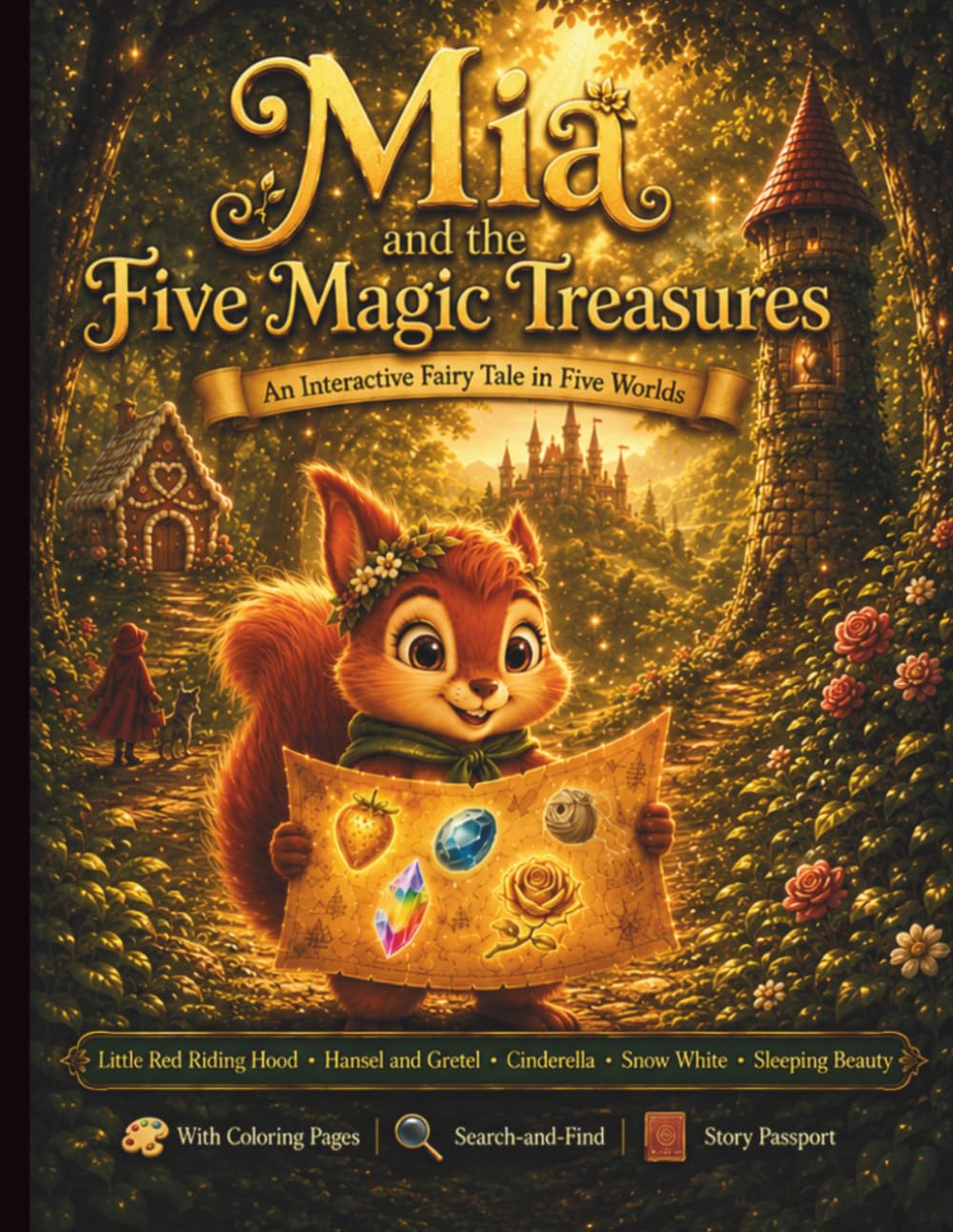 Mia the Explorer: The Five Magic Treasures: A Magical Read-Aloud Adventure with Coloring, Search-and-Find, and a Passport (Mia's Magical Treasure Adventures)