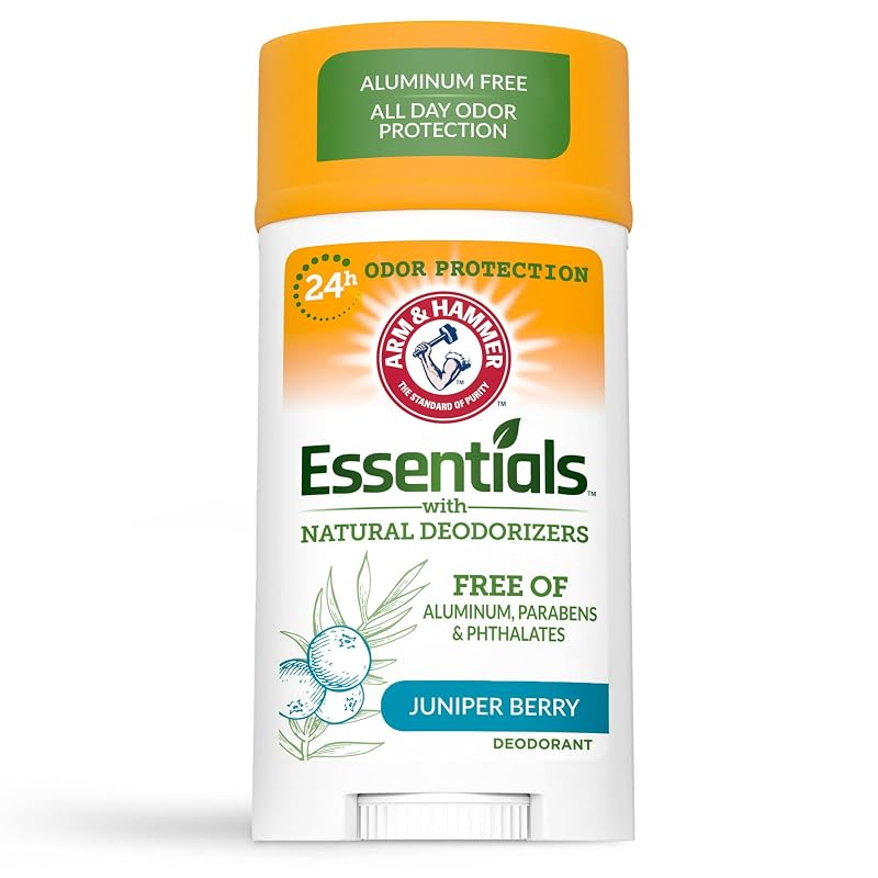 Desodorante ARM & HAMMER Essentials Juniper Berry, sem alumínio, 71 g