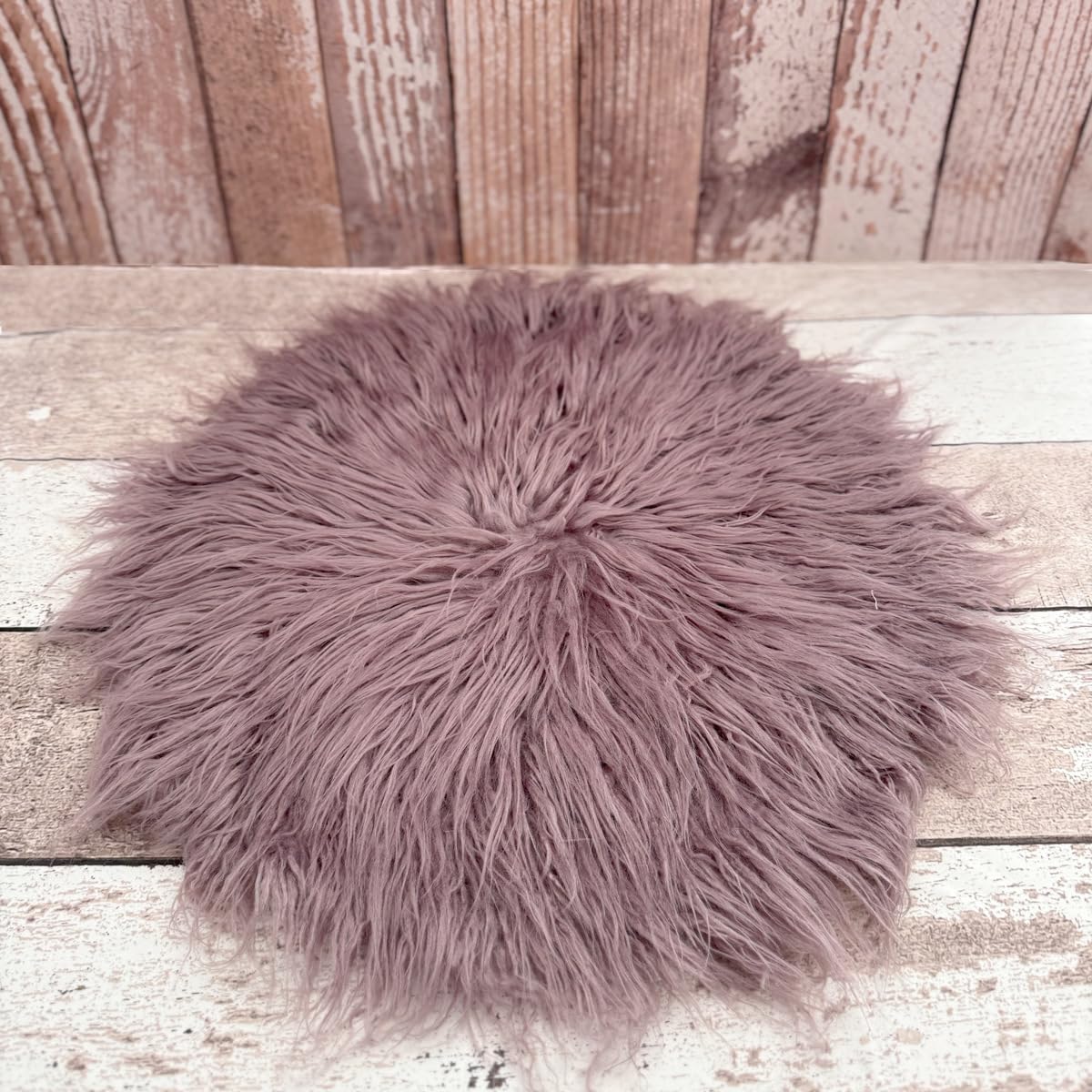 Newborn Photography Wrap,Newborn Photoshoot Props Blanket, Newborn Baby Boy Girls Photography Shoot Wrap Soft Fur Quilt Photographic Mat (Purple)