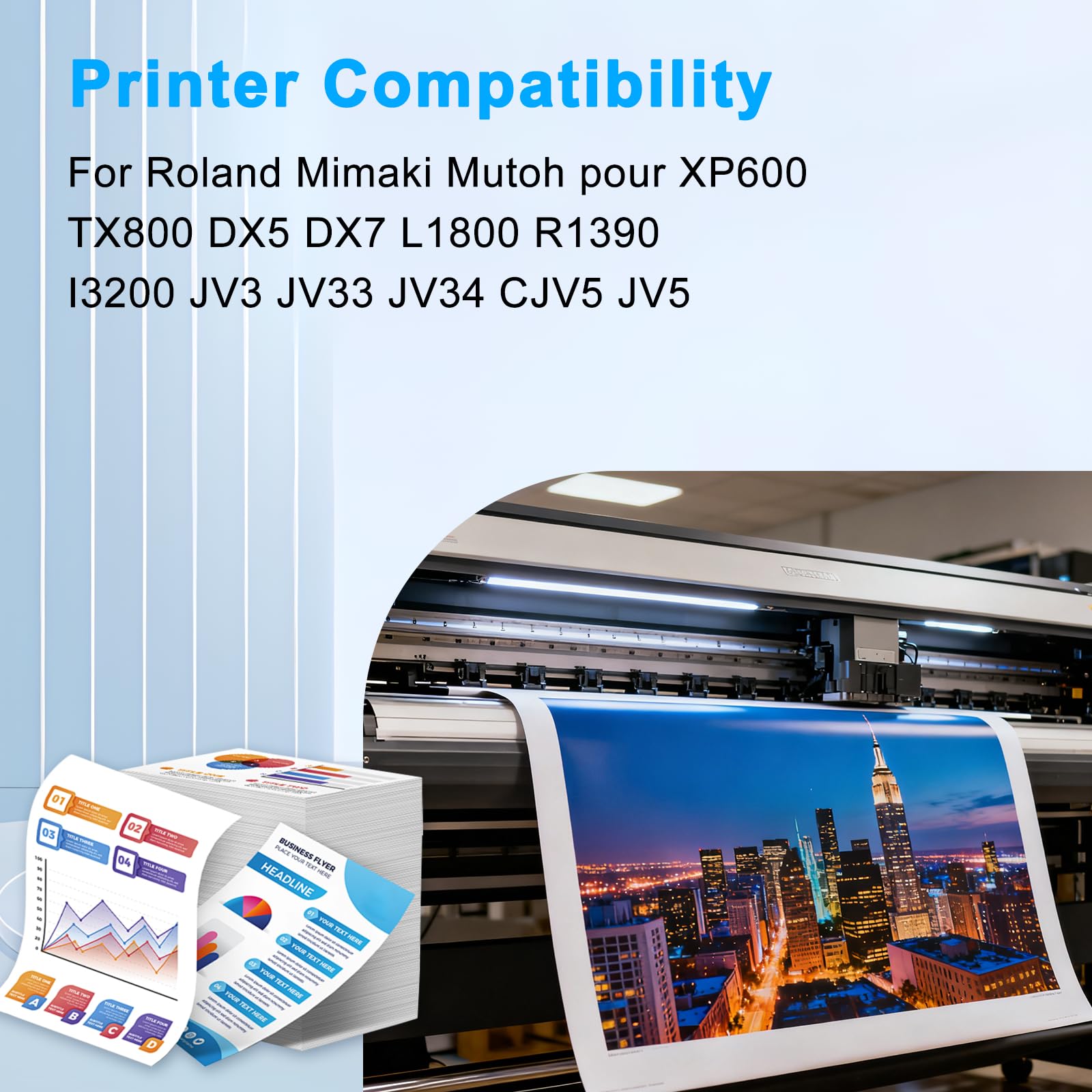 Pulitore testina di stampa per inchiostro Eco Solvent compatibile con testina di stampa DX4 DX5 DX7 DX9 DX10 DX11 XP600 TX800