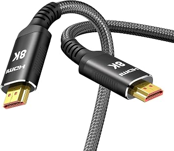 Snowkids 8K HDMI Cable 2.1 10FT/3M 48Gbps 8K@60 HDMI Cable 2.1 3.3FT/1M
