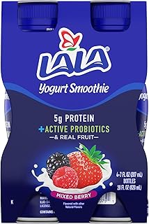 LALA Branded Products Mixed Berry Drinkable Yogurt, 28 Oz (Pack Of 4)